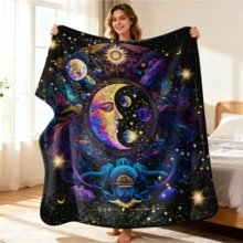 1PC Flannel Blanket, Summer Blanket, Bed Blanket , Blankets For Camping, Blanket For Beach, Throw Blanket, Multi-Use Blanket Soft , Cooling Blanket - Blanket - View 15