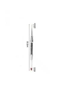1pc Professional Dual-Ended Nail Art Design Pen, French Extension Nail Liner Brush, Nail Art Tool - Multicolor - View 6