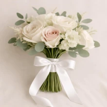 25 Yards White Polyester Satin Ribbon, Suitable For Wedding Decoration, Hair Accessory Ribbon Decoration, Storage Basket Ribbon Decoration, Bouquet And Gift Box Embellishment Decoration - White - View 4