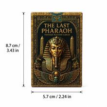 1pc Golden Dynasty Egyptian Theme Vintage Playing Cards, Gold Embossed Style, Collector Grade Cards, Ancient Egyptian Pharaoh Pattern, Creative Tabletop Game Cards, Party Game Gift - Multicolor - View 8
