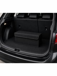 PH PRENDI HOME Car Trunk Bag – Car Trunk Organizer With Cover And Hook And Loop 50x25x15 - Black - View 2