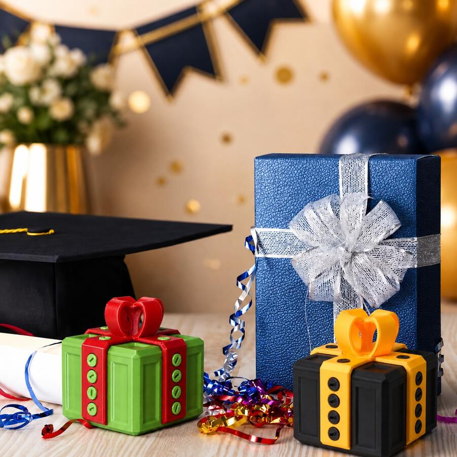 Puzzle Gift Box With Screws, Funny Prank Money Box, Suitable For Cash, Jewelry And Small Gifts, Christmas Birthday Graduation Surprise Gift - 1pc(random color) - View 1