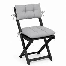 1 Pc-2pcs Premium Versatile Seat Cushion – Multipurpose Pad For Dining Chairs, Floor Seating, And Armchairs - Grey - View 9