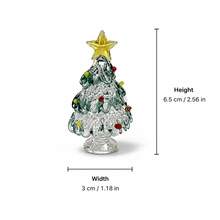 1pc Handmade Stained Glass Christmas Tree Figurine, Colorful Glass Tree Figurines, Light-Catching Mini Xmas Tree Tabletop Decor, Unique Holiday Decor For Christmas Party Home Decoration, Gift For Best Friends - 1pc - View 13