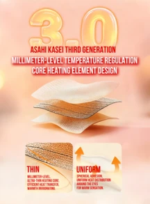 Kao MegRhythm Steam Eye Mask (Unscented), 3.0 Steam Circulation Upgrade System: Deeply Relaxes Eye Area And Relieves Fatigue, Quickly Alleviates Dryness, Precision Heat Therapy Design Targeting 13 Acupoints Around The Eyes, Suitable For All Occasions - (Unscented) 5 Pieces - View 8