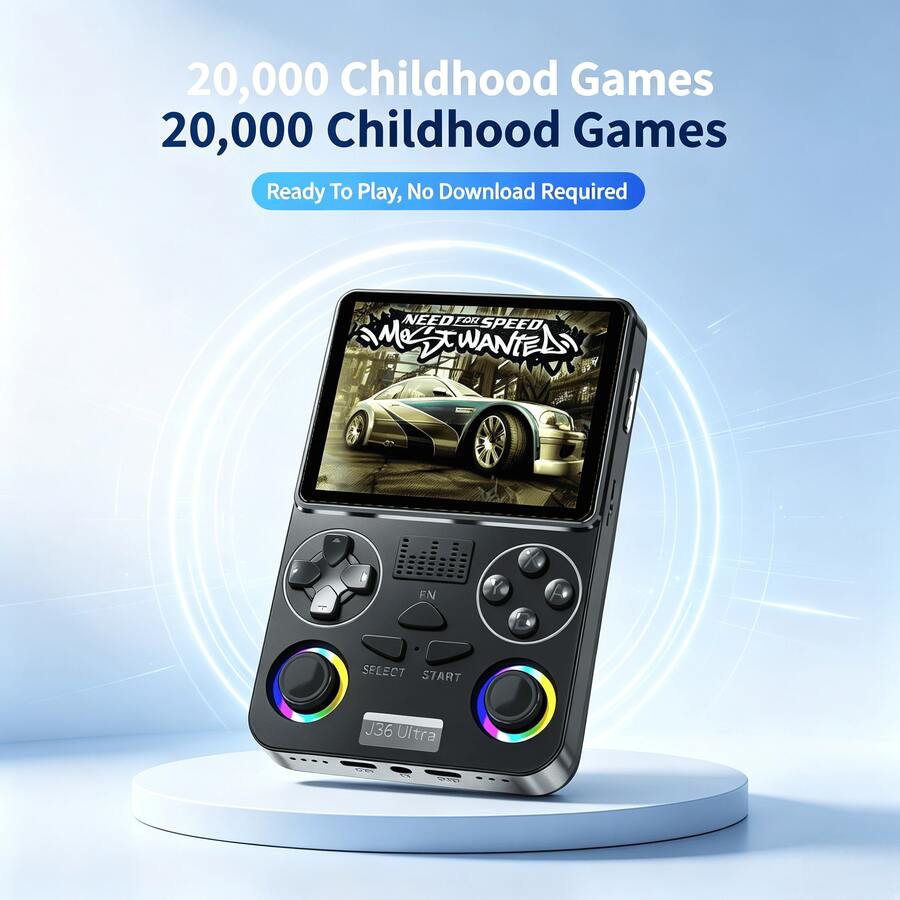 Konsol Game Genggam Ultra Portabel J36, Lebih dari 20.000 Game Terintegrasi, Layar 3,5 Inci, Mendukung Game Multipemain - View 1