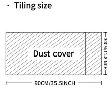 1pc Microwave Dust Cover, Home Oven Rack Dust Cover, Washable Dust Cover, Home Food Machine Dust Cover, Highly Attractive Kitchen Storage Cabinet Dust And Stain Cover - Full Coverage - View 6
