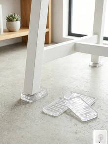 12/8/4/1pc Adjustable Furniture Leveling Pads, Suitable For Uneven Floors - Non-Slip Furniture Leveling Pads With Sturdy Leg Stabilizers, No Assembly Required, Suitable For Tables, Chairs, Cabinets, Sofas And Floors - Multicolor - View 7