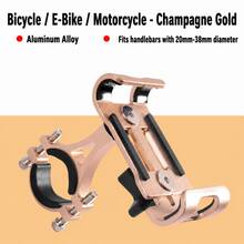 1pc Aluminum Alloy Phone Holder, Rotatable Handlebar Phone Mount For Cycling Navigation, Cycling Gear - Multicolor - View 12