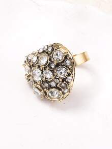 Luxurious And Exquisite Multi-Style Alloy Flower Five-Pointed Star Open-Ended Women's Ring, Suitable For Various Daily Wear Accessories - Multicolor - View 7