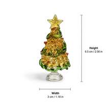 1pc Handmade Stained Glass Christmas Tree Figurine, Colorful Glass Tree Figurines, Light-Catching Mini Xmas Tree Tabletop Decor, Unique Holiday Decor For Christmas Party Home Decoration, Gift For Best Friends - 1pc - View 15