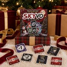 SKYVO Christmas Edition Strategy Card Game, Suitable For Holiday Family Gatherings, 2-4 Players, Easy To Learn, Fast-Paced Strategy Game, Ideal For Christmas Parties And Game Nights. - Multicolor - View 7
