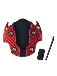 1pc Motorcycle Side Stand Foot Pad, Aluminum Alloy Motorcycle Side Stand Foot Pad With Textured Surface, Motorcycle Side Stand Foot Pad Extension Plate - A - View 12