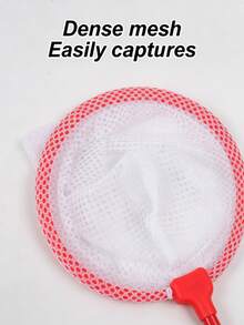 Outdoor Insect Catching Nets, Fishing Nets, Lightweight Colorful Mesh Nets, Pond & Fountain Accessories, Suitable For Backyard Fun, Camping, Insect Catching, And Outdoor Exploration - Multicolor - View 8