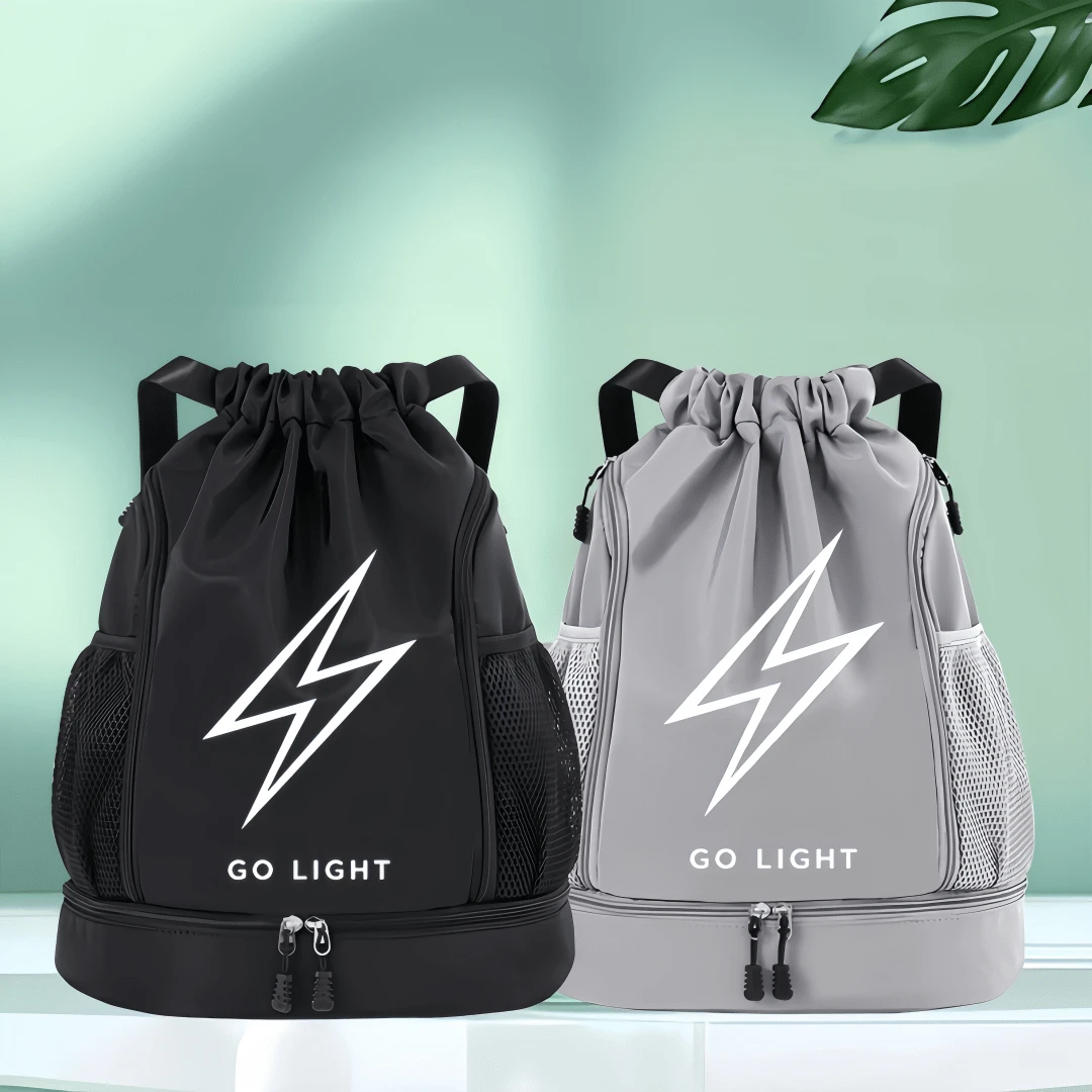 1pc Drawstring Cinch Bag, Soccer Basketball Storage Bag, Unisex Sports Cycling Swimming Backpack - Basketball Storage Bag - View 1