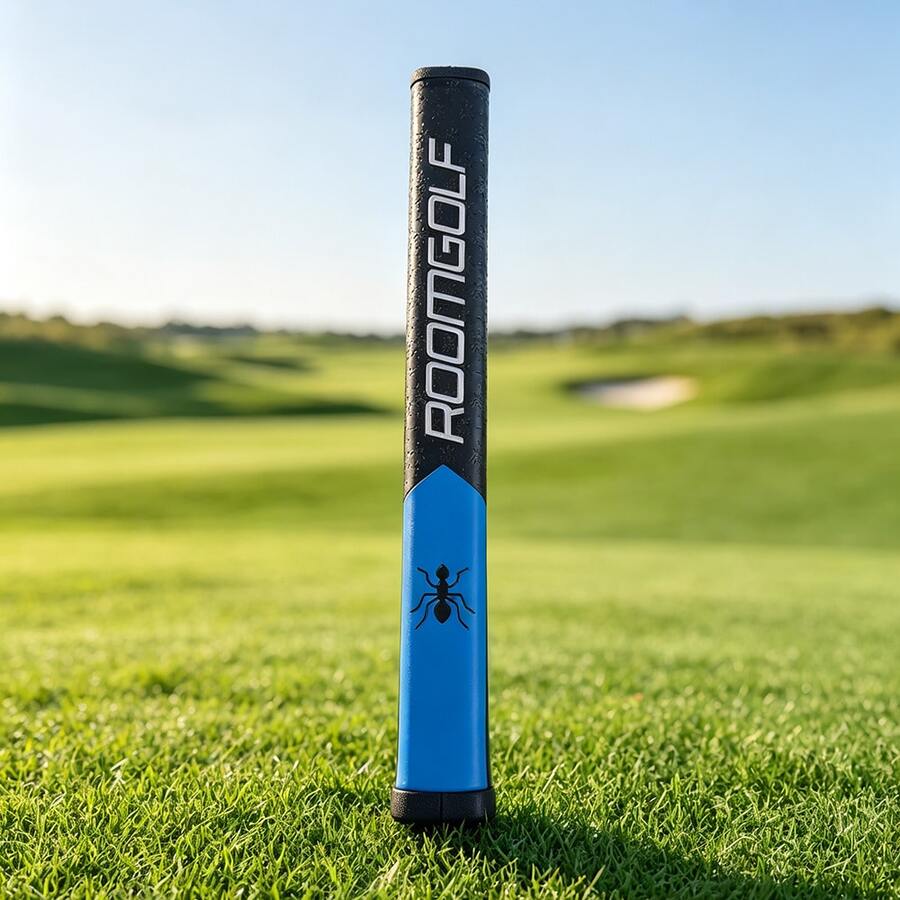 Ant Pattern Golf Grip, Non-Slip Wear-Resistant Rubber Handle, Comfortable Feel, Universal Replacement Accessory For Iron And Wood Clubs - Black - View 1