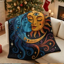 1PC Flannel Blanket, Summer Blanket, Bed Blanket , Blankets For Camping, Blanket For Beach, Throw Blanket, Multi-Use Blanket Soft , Cooling Blanket - Blanket - View 15