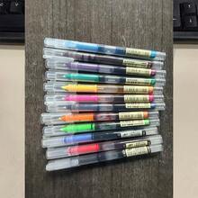 24-Color Barrel-Packed Colored Neutral Ballpoint Pen Set, Liquid Ink, Drawing Supplies, Art Outlining Pen, Note-Taking, Learning, Painting Supplies - Sets - View 7