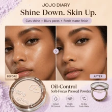 JOJO DIARY Oil Control Setting Powder, Matte Finish, Long-Lasting Flawless Oil Control, Waterproof Sweat-Resistant Setting Powder, Suitable For All Skin Types, Women's Makeup - Multicolor - View 7