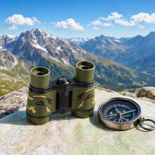 1pc Colorful Mini Binoculars For Kids, Compact Portable Toy Telescope With Neck Strap, Outdoor Adventure Toy For Camping, Hiking, Bird Watching & Nature Exploration, Birthday & Back To School Gift - Multiple Styles - View 11