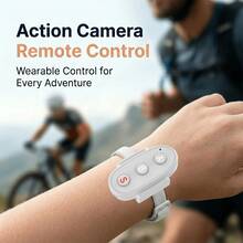 UEGOGO Remote Kontrol Nirkabel BT 5.3, Kompatibel dengan Action 4/5 Pro/6, Kompatibel dengan Kamera Aksi Isi Ulang Insta360 X3/X4/X5, Jarak Remote hingga 10m - Hitam - View 8