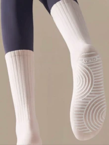 2/4/6 Pairs Non-Slip Pilates Socks For Women, Suitable For Yoga And Pilates, Multiple Colors Available - Multicolor - View 4