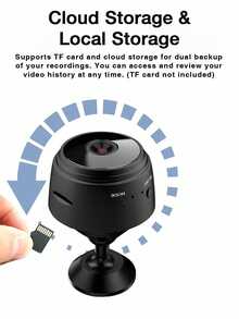 720P HD Mini WiFi Camera With Real-Time Remote Viewing, Two-Way Audio, And Motion Detection, Suitable For Home And Pet Monitoring - Multicolor - View 3