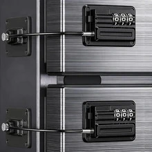 1/2 Pack Refrigerator Combination Lock, Safety Fridge Lock With Combination Lock, Suitable For Toddlers, Self-Adhesive Freezer Lock, Suitable For Cabinets, Drawers, Ovens, Windows - Multicolor - View 25