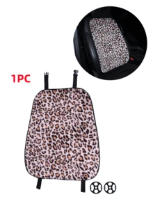 Car Seat Cushion, Plush Leopard Print Non-Slip Warm Seat Pad, Suitable For All Seasons - Leopard - View 20