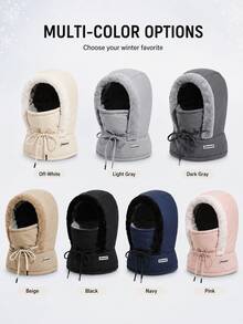 1pc Windproof Balaclava Face - Full Face And Neck Coverage, Cold-Proof And Warm Ski, Adjustable Half-Face,Winter Sports Gear, Suitable Skiing,Snowboarding, Cycling - Cold Weather Gear,Winter Hats For Women,Ski Mask,Winter Accessories For Women - Multicolor - View 11