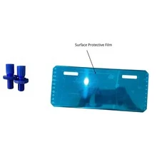 2-In-1 Motorcycle Hardware Upgrade Combo: Universal Industrial Racing License Plate Frame & CNC Aluminum M8 Clutch Brake Cable Adjusters (2 Pcs) – Motorbike Modification & Repair Accessory Set - A - View 8
