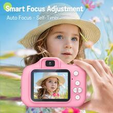 Kids Action Camera, Kids Video Recorder, Kids Camera, Toy Camera, Rechargeable Toy Camera, Suitable For Girls Birthday, Christmas And New Year Gifts - Multicolor - View 5