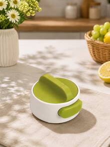 1Pc Stainless Steel Jar Bottle Opener, Easy Grip Ergonomic Handle Can Opener, Durable Multi Function Kitchen Tool, Green White Labor Saving Lid Opener For Jars Bottles Cans, For Kitchen Dining Bar Picnic Camping, Seniors Gift, Kitchen Gadget - View 4