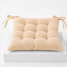 4-6 Pcs Premium Square Seat Cushion – Versatile Floor & Chair Pad For Dining, Office, And Lounge Seating Comfort - Apricot - View 8
