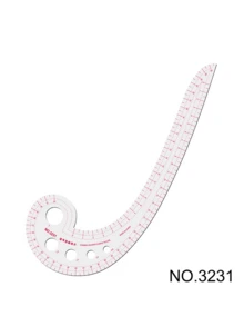 Soft Pink Clear Sewing Curve Ruler, Multi Angle Curve Template With Grid Scale Markings, Pattern Making Measuring Drafting Tool For Tailoring Quilting Dressmaking DIY Craft.Holiday ,Holiday ,Cyber Monday ,Christmas,Christmas Gifts - One Size Fits All - View 18
