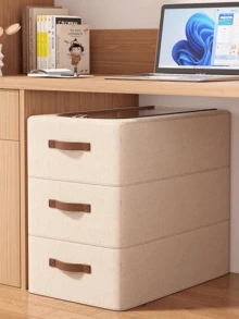 1pc Large Capacity Shoe Storage Box With Lid, Underbed Storage Bin And Foldable Drawer-Style Shoe Organizer, Also For Clothing Storage, Can Be Placed On Top Of Cabinet For Seasonal Storage, Essential Home Underbed And Closet Shoe And Clothing Storage Organizer - View 10