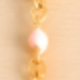 Pink Oil-drip Cross Bead Necklace