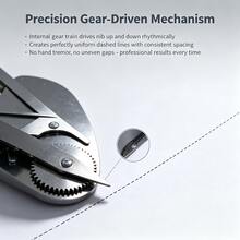 Vintage Precision Dotting Pen Set: Blueprint Drawing Tools, Mechanical Gear Driven Scale Pen, Technical Engineering Drawing Tools, Engineering And Architecture Professional Set - C - View 2