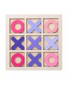 2026-New Hot-Selling, 1pc Wooden XO Tic Tac Toe Game Suitable For Party Gatherings - Birthday Gift - Gift - Easter Gift - Perfect Gift - Gift - Graduation Gift - Gift - Multicolor - View 6