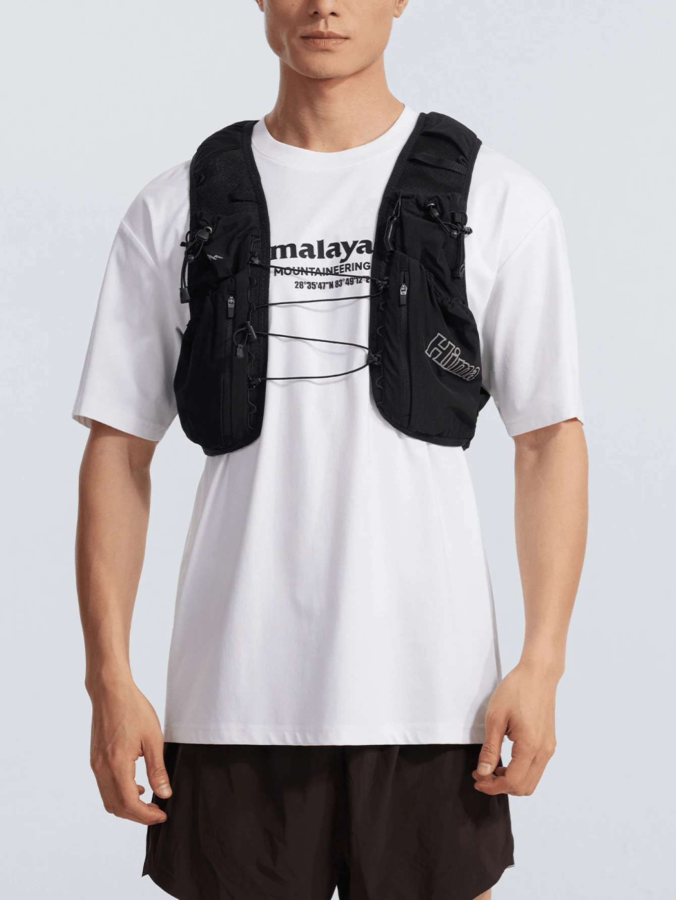 CAMEL CROWN Ransel Rompi Ringan, Tahan Lama, dan Dilengkapi Teknologi Canggih untuk Lari Lintasan Luar Ruangan - Hitam - View 1