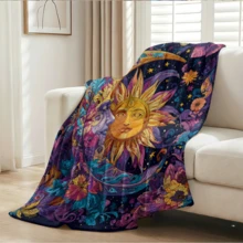 1PC Flannel Blanket, Summer Blanket, Bed Blanket , Blankets For Camping, Blanket For Beach, Throw Blanket, Multi-Use Blanket Soft , Cooling Blanket - Blanket - View 22