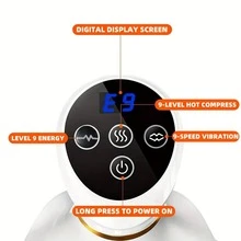Smart 21-Head Brush, 9-Level Temperature Control Vibration Massager, Portable With Cover, Suitable For Abdomen, Legs And Multiple Body Parts, Ideal Home Spa Massager, USB Rechargeable, 1200mAh Lithium Battery - Perfect Birthday Gift - Multicolor - View 9