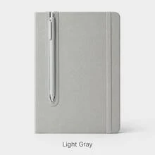 1pc A5 Hardcover Notebook With Built-In Pen Holder & Matching Pen, 90gsm Cream Lined Paper, 100 Sheets, Elastic Closure And Ribbon Bookmark For Work, Study, Meetings & Daily Notes - 6030 - View 13
