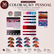 Kit Tecidos Coloração Pessoal Completo + 12 Cartelas - A - Visão 1