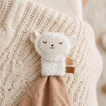 1Pc Plush Lamb Wrist Rattle, Soft Baby Wrist Band Rattle Toy, Infant Sensory Stimulation Play Toy, Portable Stroller Accessory Toy For 0‑12 Months Newborn, Baby Shower Gift - White - View 9