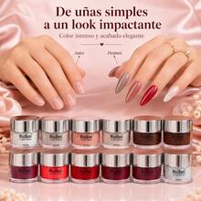 Acrylic Nail Powders & Liquids - Red - View 3