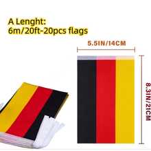 German Flag Small Chain Flag World Mini Flag Suitable For Party Events, Classroom, Conference Room, Sports Events, Garden, Festival, Grand Opening, Bar, Sports Club, Celebration - Multicolor - View 9