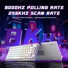 ATTACK SHARK R85 HE 75% Magnetic Wired Gaming Keyboard,8KHz Polling Rate Rapid Trigger,0.005mm RT Precision,256K Scan Rate,Custom Hot-Swappable,Web Driver PC Keyboard For Gamer/Win/Mac - View 5