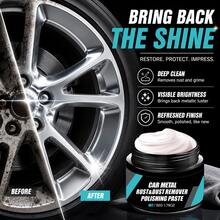 maxxauto Multi-Functional Rust Removal Wax - Designed To Eliminate Rust From Car Wheel Surfaces, Restore Shine, Suitable For Various Metal Surfaces, An Essential For Tire Care, Comes With A Sponge - Capacity - View 10