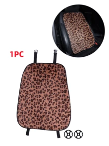Car Seat Cushion, Plush Leopard Print Non-Slip Warm Seat Pad, Suitable For All Seasons - Leopard - View 28